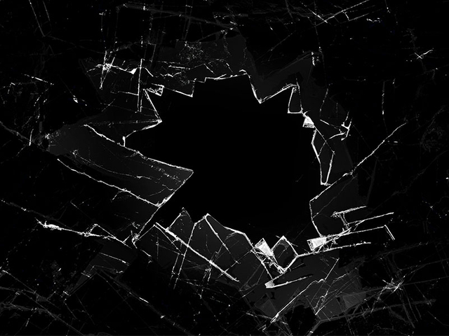 Ordinary-glass-broken