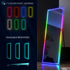 RGB Full Length Mirror With LED Lights, 63" X 22" Large Stand Up, Free Standing Floor Or Wall Mounted Hanging, Dimmable 7 Color & 7 Dynamic Lighting