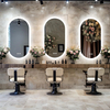 Lighted LED Bathroom Mirror: 40x20 INCH Anti-Fog Dimmable Wall Mounted Makeup Mirror with Backlit - Illuminated 3 Colors Vanity Mirrors with Demister Pad Smart Touch Switch Memory