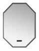 Frontlit Octagon Bathroom Mirror, LED Illuminated Wall Mounted Vanity Mirror, Bathroom Mirror with Smart Touch Buttons, 3-Colour Dimmable, Smart Demist