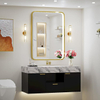 ZHUOTAI LED Bathroom Vanity Mirror with Lights,Wall Mounted Mirrors with Gold Metal Frame Anti-Fog Memory Funtion Stepless Dimmable for Bathroom Decor(Horizontal&Vertical)
