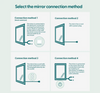 Retro LED Mirror, Mirror with Lights, Retro Style Mirror, Bathroom Mirror