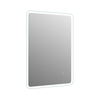 Halo Bathroom Mirror, Round Corner Rectangular LED Mirror, Anti-Fog, Dimmable, Backlit + Front Lit, Lighted Vanity Mirror, Memory Function, Tempered Glass