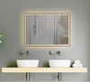 LED Bathroom Mirror for Wall,Lighted Vanity Mirror Dimmable,Anti-Fog,Shatter-Proof, Memory, 3 Colors,Shatter-Proof, Smart Touch