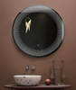 Round Infinity LED Mirror Light with Remote Control 3D Round Infinity Wall Mirror LED Bathroom Mirror 