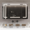 Medicine Cabinet with Mirror And LED Light, Wall Mounted Bathroom Mirror with Storage, 2 Doors Bathroom Wall Cabinet, Memory Dimmable 3 Color Temp, Adjustable Shelves, 39.4''x23.6''