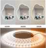 Irregular Cloud Shaped Bathroom Mirror with LED Light, Frameless Wall Mirror, Decorative Mirror, LED Illuminated Vanity Mirror, Infinitely Dimmable, 3 Colours of Light