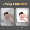 Modern Bathroom Mirror, Wall-Mounted Light Mirror with Backlight, Anti Fog 3-Color Dimmable(Right Cut,47.2"x31.5")