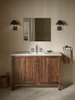 Beveled Medicine Cabinet with Mirror Doors & Adjustable Shelves, Rectangular Beveled Edge Frame, 30" X 26"