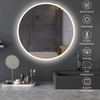Acrylic Led Mirror 24*24 Inches Smart Anti Fog Touch Switch LED Bathroom Mirror 3 Level Brightness Adjustment