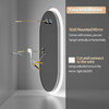 Lighted LED Bathroom Mirror: 40x20 INCH Anti-Fog Dimmable Wall Mounted Makeup Mirror with Backlit - Illuminated 3 Colors Vanity Mirrors with Demister Pad Smart Touch Switch Memory