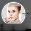 Frameless LED Mirror for Bathroom 3 Color Dimmable Bathroom Wall Mirror Anti-Fog Smart Vanity Mirror Smart Touch Button 100cm (Color : Under Cut, Size : 70 * 63CM)