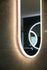 BRILLANCE Acrylic Framed Oval Mirror W/ Led Light & Demister