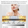 Irregular Led Bathroom Smart Wall Mirror Defogger,bathroom Vanity Mirrors for Wall with LED Light, Three-color Light,Frameless,Backlight(60*120cm)