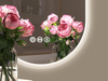 ZHUOTAI Oval-LED-Bluetooth-Mirror for Bathroom, Lighted Vanity Mirror Oval for Wall, Color Temperature from 3000K to 6500K,Dimmable, Tempered Glass, IP54 Water Proof, Plug in