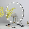 Round Tabletop Hollywood Makeup Mirror