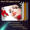 Irregular Cloud Shaped Bathroom Mirror with LED Light, Frameless Wall Mirror, Decorative Mirror, LED Illuminated Vanity Mirror, Infinitely Dimmable, 3 Colours of Light
