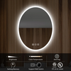 Oval LED Bathroom Mirror 28
