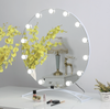 Round Tabletop Hollywood Makeup Mirror