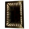 Infinity LED Mirror Light with Remote Control 3D Round Infinity Wall Mirror LED Bathroom Mirror 