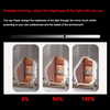 Irregular Cloud Shaped Bathroom Mirror with LED Light, Frameless Wall Mirror, Decorative Mirror, LED Illuminated Vanity Mirror, Infinitely Dimmable, 3 Colours of Light